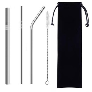 Set Ống Hút Inox Bộ 5 Chi Tiết-Tiện Ích