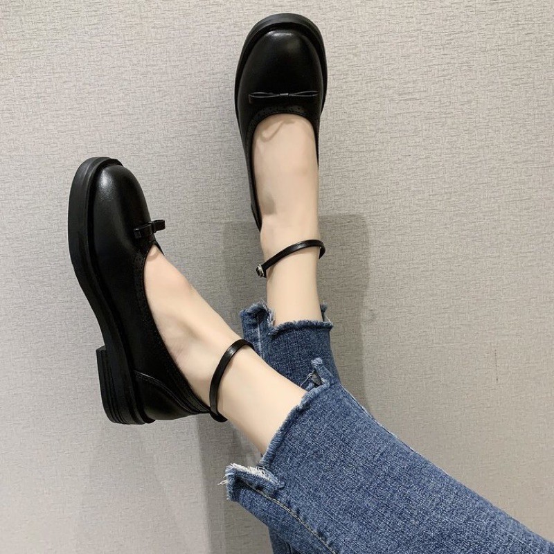 Giày búp bê marryjane nơ phong cách lolita G045 | BigBuy360 - bigbuy360.vn