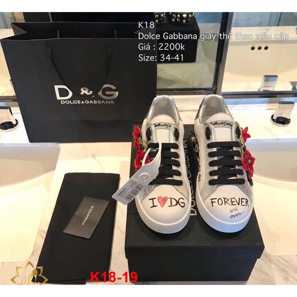 K18-19 Dolce Gabbana giày thể thao siêu cấp