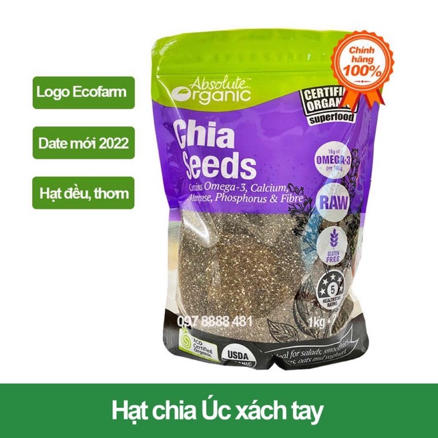 Hạt chia Úc 1kg