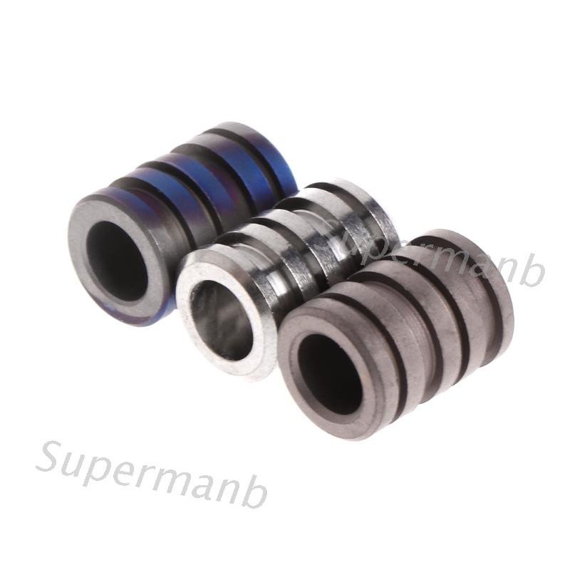 SUP Large Outdoor EDC Titanium Alloy TC4 Knife Bead Lanyard Paracord Rope Pendant