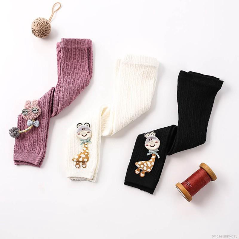 Quần legging co giãn thoải mái thiết kế hoạt hình đáng yêu dành cho bé gái