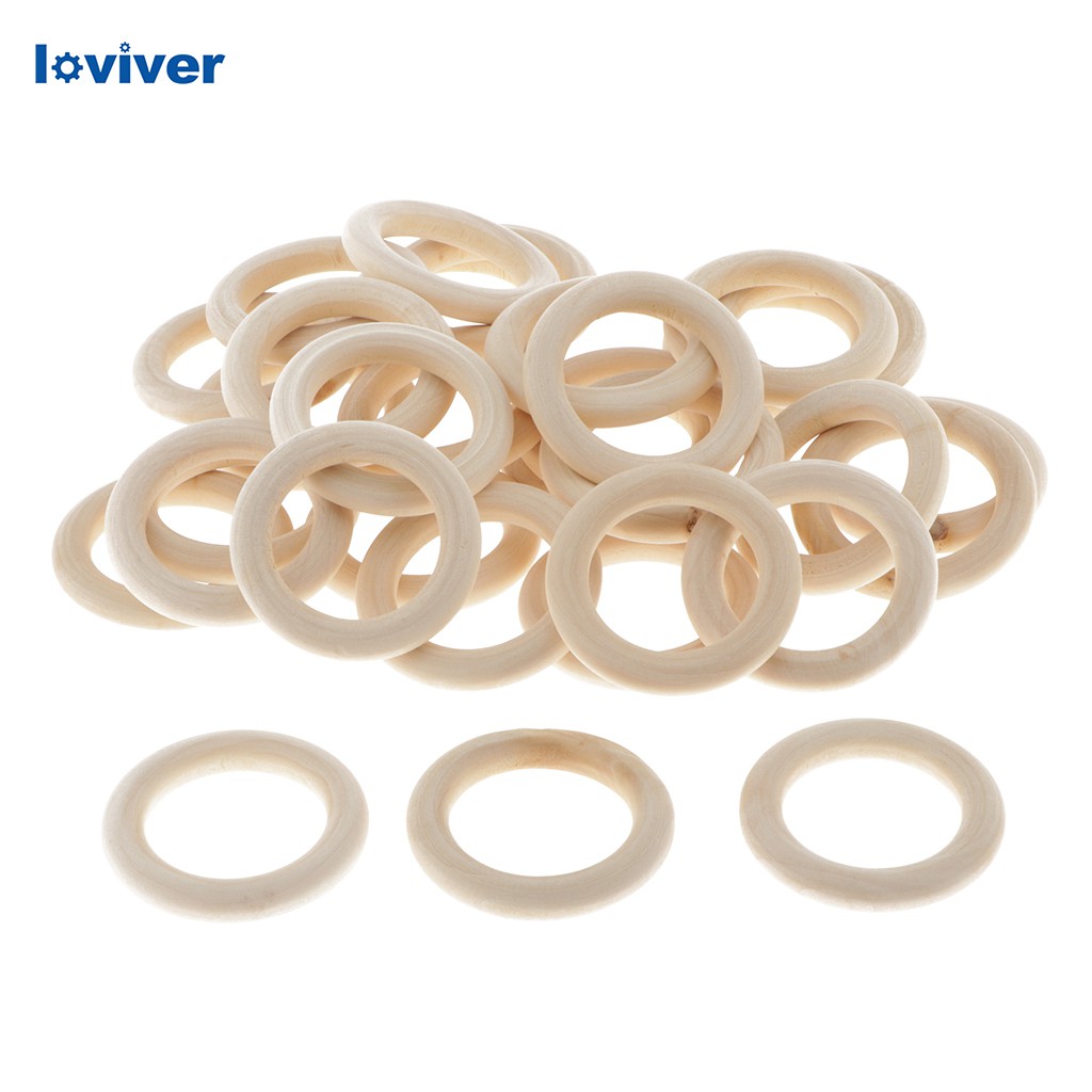 Nhẫn Gỗ Chưa Hoàn Thành Dùng Làm Trang Sức / Mặt Dây Chuyền / Nhẫn Thủ Công Macrame