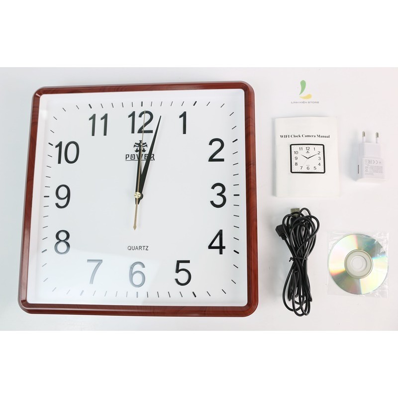 Đồng hồ treo tường thời trang mẫu mã đa dạng - Đồng hồ treo tường camera IP WiFi trực tiếp từ xa trên điện thoại | BigBuy360 - bigbuy360.vn