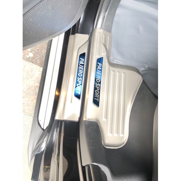 ốp bậc trong ngoài inox pajero sport