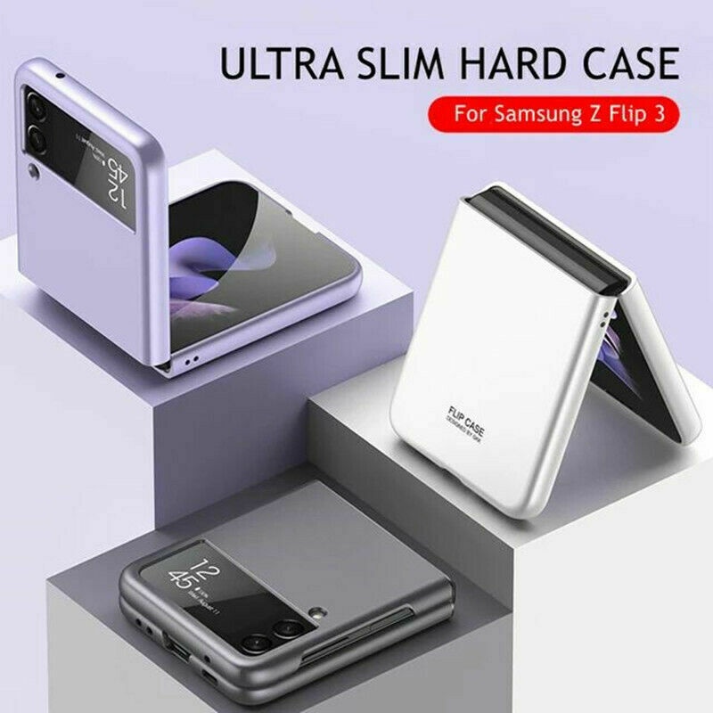 Ốp điện thoại bằng PC nhám siêu mỏng cho Samsung Galaxy Z Flip 3 5g