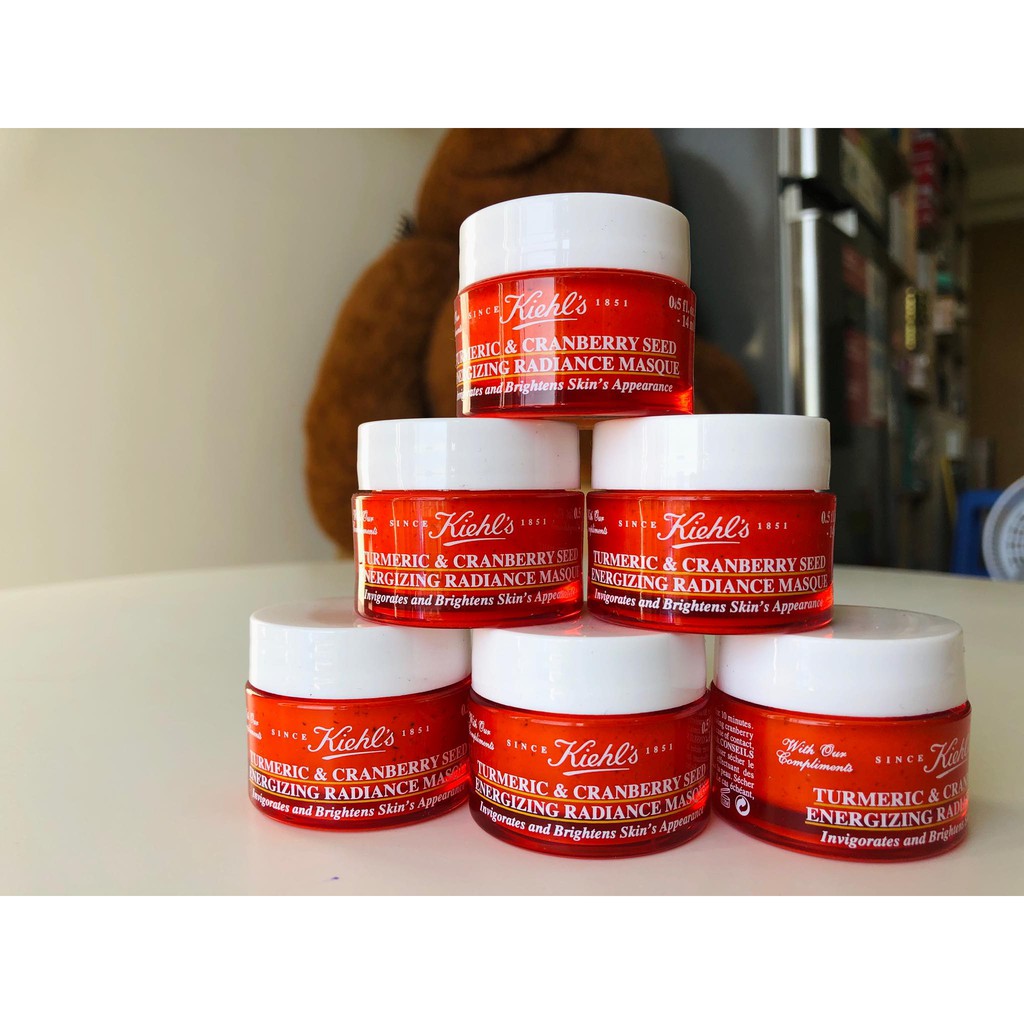 MẶT NẠ NGHỆ SIÊU HOT KIEHL’S TURMERIC & CRANBERRY SEED ENERGIZING RADIANCE MASQUE MINISIZE 14ML