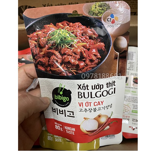 Xốt ướp thịt xào, nướng Bulgogi – Sốt thịt Hàn Quốc Bibigo CJ Foods | BigBuy360 - bigbuy360.vn