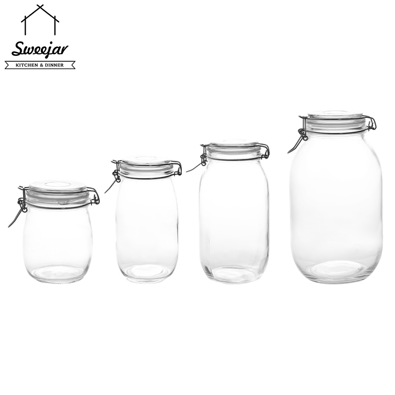 Lọ thủy tinh SWEEJAR đựng thực phẩm có nắp đậy kín chống ẩm