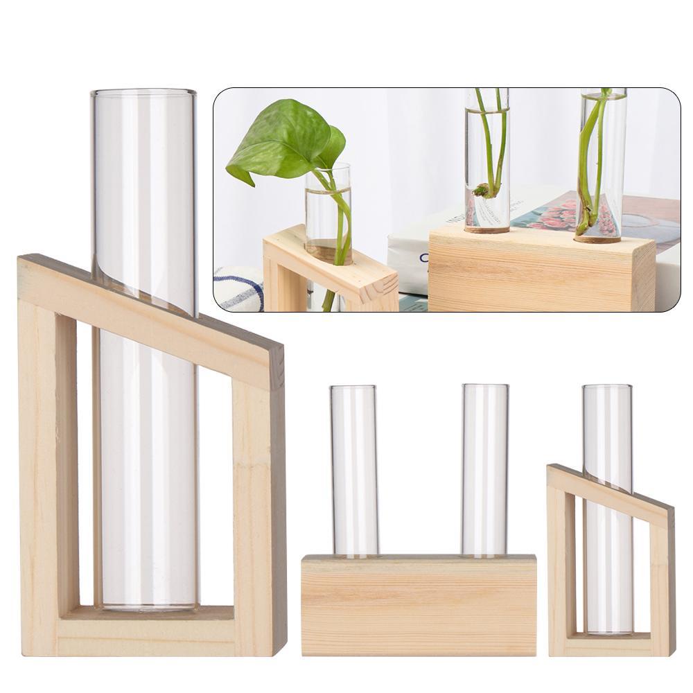 Chậu Hoa Hình Ống Nghiệm Nghệ Thuật Dùng Trang Trí Nhà Cửa / Văn Phòng