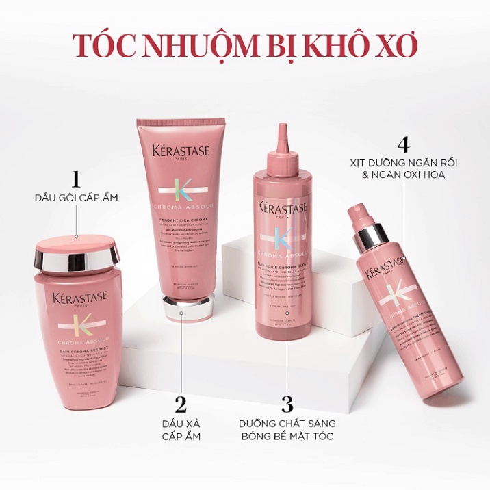 Dầu gội Kerastase Chroma Absolu Bain Riche Chroma Respect Shampoo 30ml