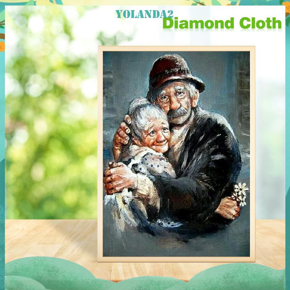 Bộ Tranh Đính Trang Trí Hình Cặp Đôi Cổ Điển 5d Diy