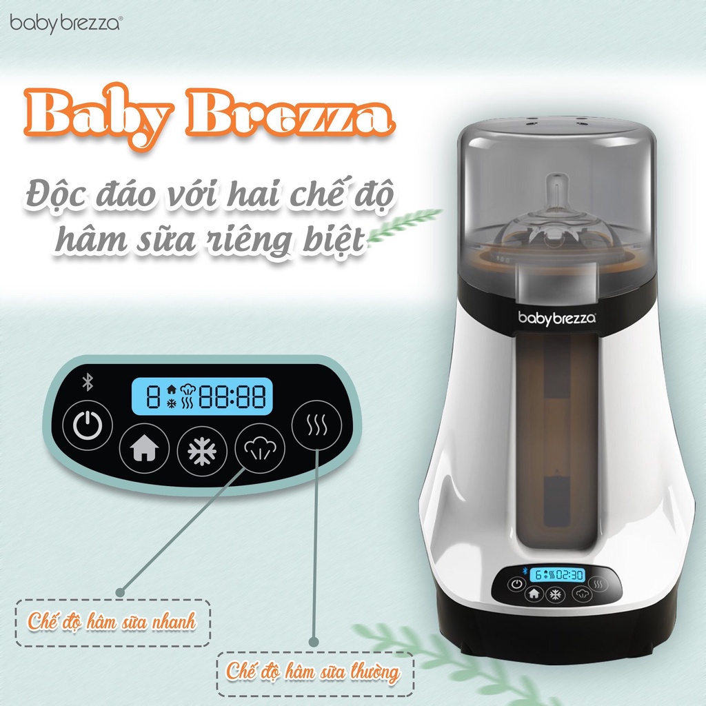 Máy Hâm Sữa Mẹ BABY BREZZA, Hàng Nhập Khẩu Mỹ, Giấy Tờ, Tem Chống Hàng Giả, Bảo Hành Điện Tử, An Toàn, 2 Chế Độ Hâm Sữa