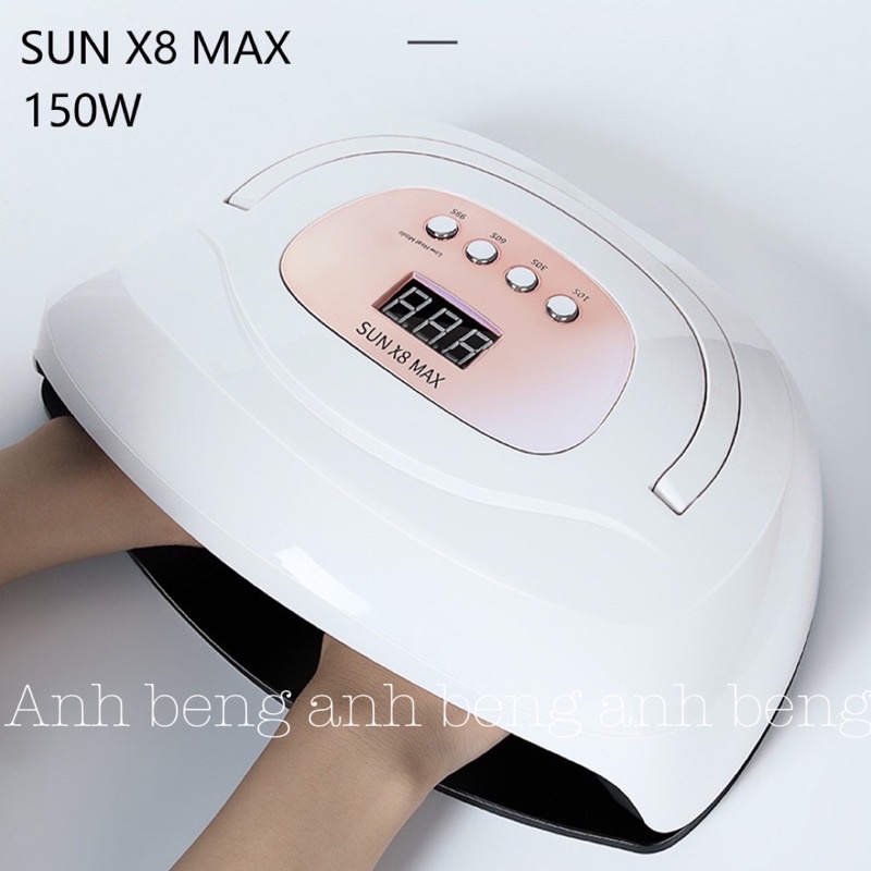 Máy hơ gel sun X8 Max 150W 57 bóng ☄️FREESHIP☄️ - hàng chính hãng