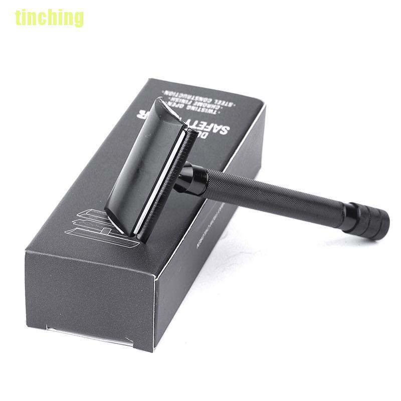 Dao Cạo Râu Cổ Điển An Toàn Điều Chỉnh Được Kèm Cọ Nhỏ Cho