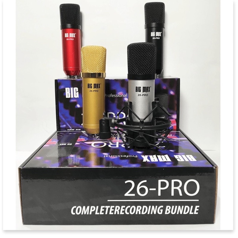 Micro thu âm livestream karaoke Big Max 26-PRo