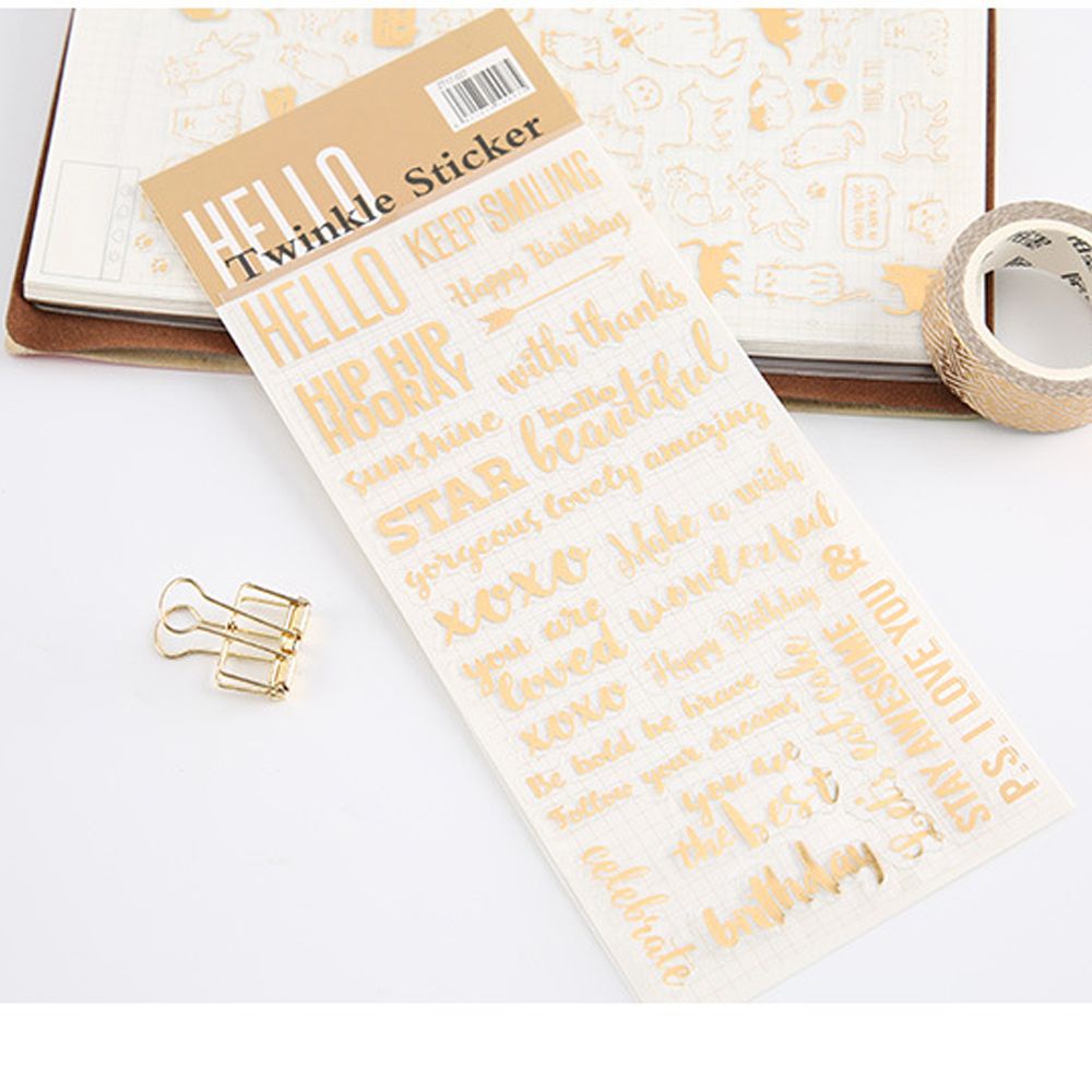 Miếng dán trang trí album hình mèo hoạt hình dễ thương