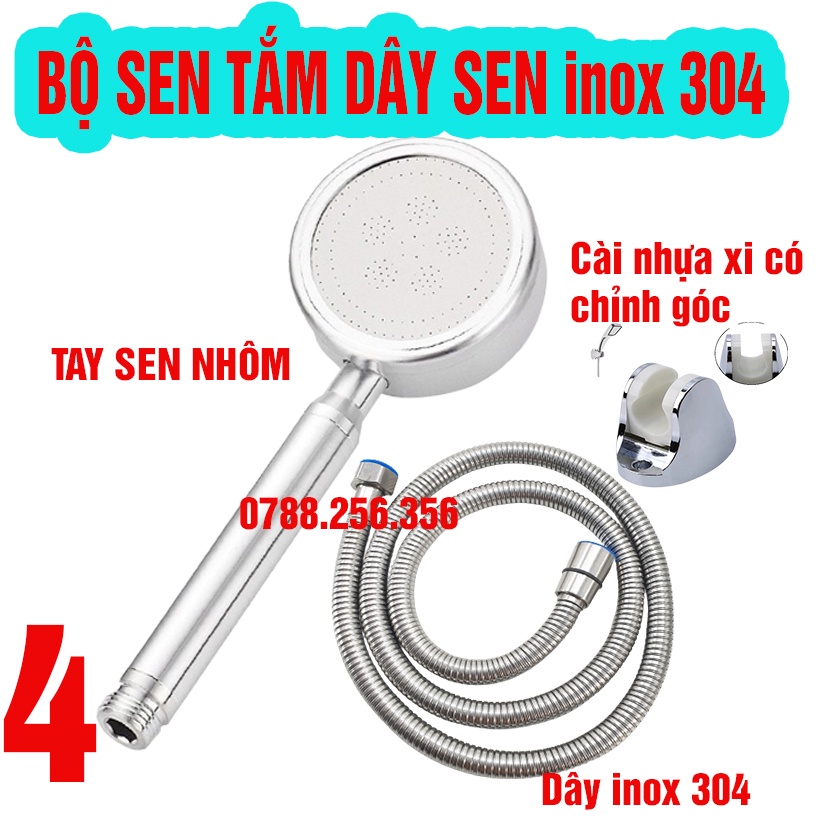 Bộ vòi hoa sen tăng áp - tay sen và dây sen tăng áp SIÊU MẠNH - TĂNG ÁP TỐI ĐA 400% - LỰA CHỌN BỘ SEN TẮM [SALE] BR25