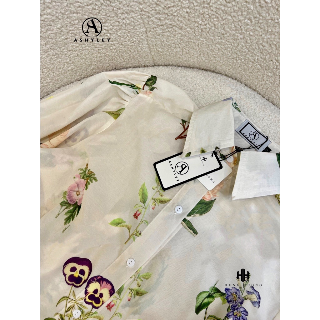 SET ÁO SƠ MI HOA DG QUẦN SHORT CAO CẤP