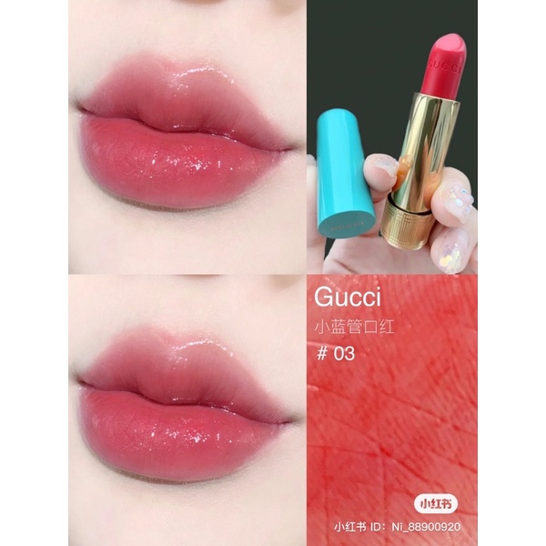 Son dưỡng Gucci 02, 03, 05