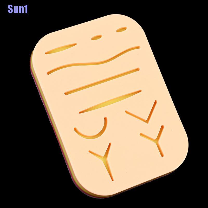 Miếng Đệm Giả Da 3 Lớp Bằng Silicone Dùng Luyện Tập Vết Thương