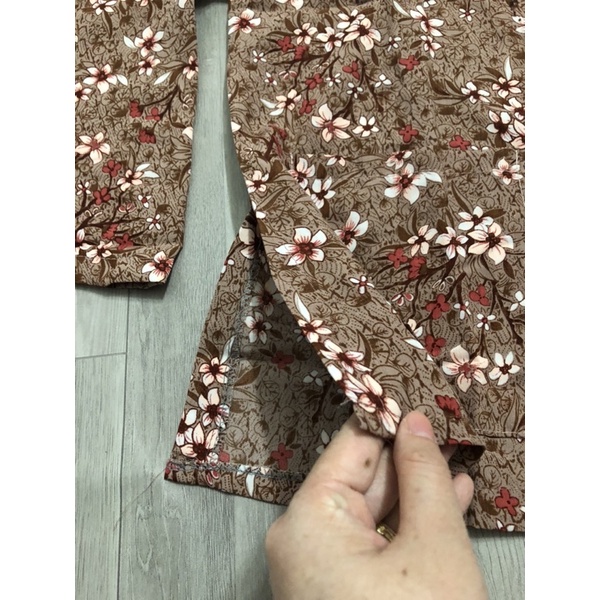 Đồ bộ bà ba vải siêu tay dài
