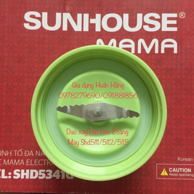 Cối thuỷ tinh xay khô Sunhouse mã SHD5111 SHD5112 SDH5115