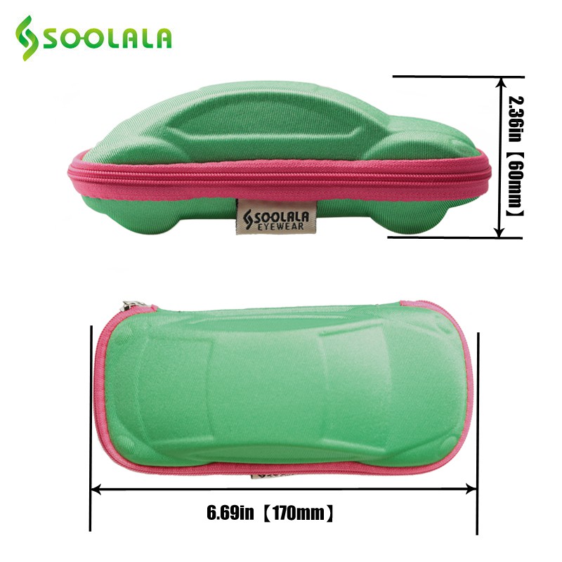 Hộp đựng mắt kính SOOLALA hình xe hơi thời trang cho bé