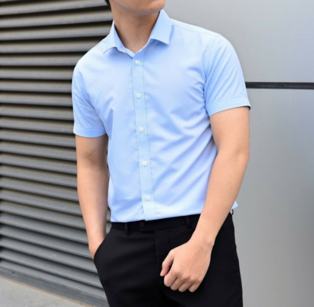 [Mã FAMAYMA2 giảm 10K đơn 50K] Áo Sơ Mi Nam Cộc Tay Trẻ Trung Cao Cấp Loại Đẹp Cao Cấp | BigBuy360 - bigbuy360.vn