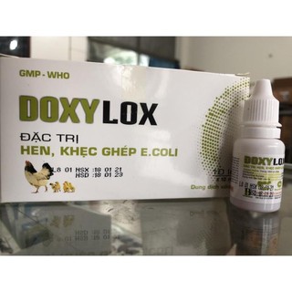 Lọ nhỏ doxylox 10ml - hen, khẹc, e.coli
