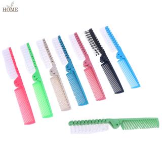 Lược chải tóc mát xa thiết kế 2 đầu có thể gấp gọn tiện dụng