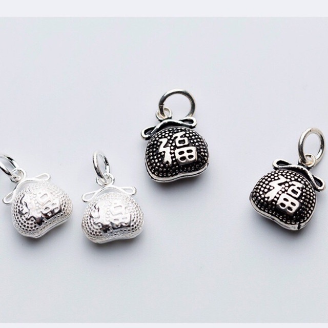 CHUYÊN SỈ  Charm túi tiền bạc hàng siêu đẹp - Bạc tốt loại 1, PH213