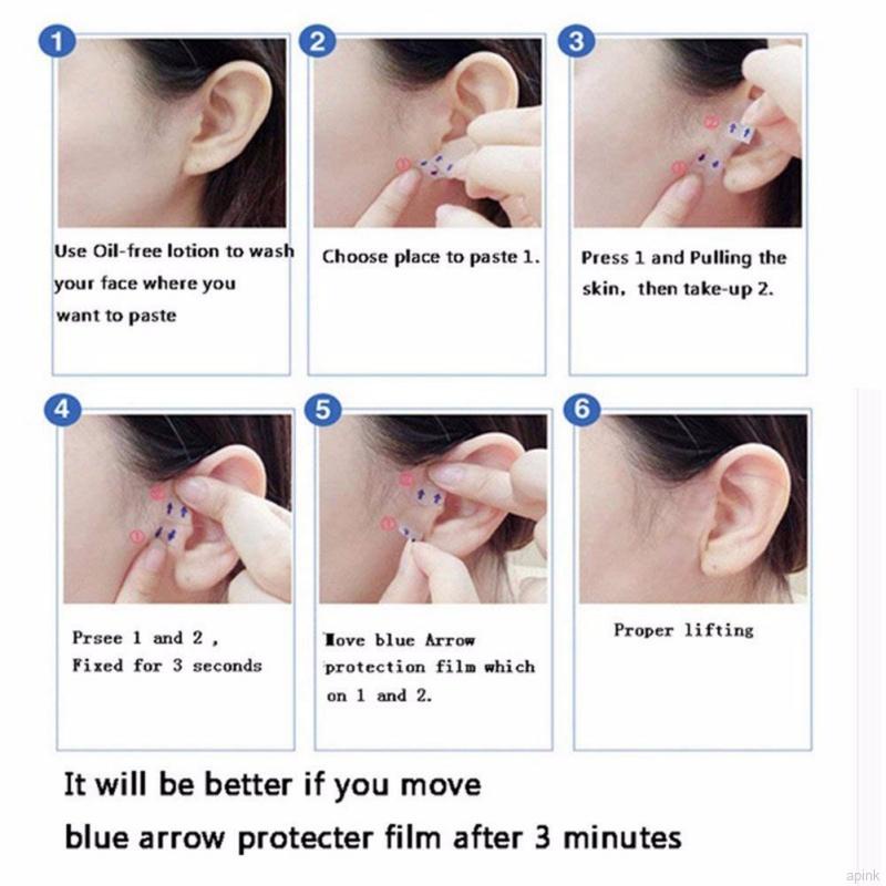 Set 100 Miếng Dán Nâng Cơ Mặt Trong Suốt