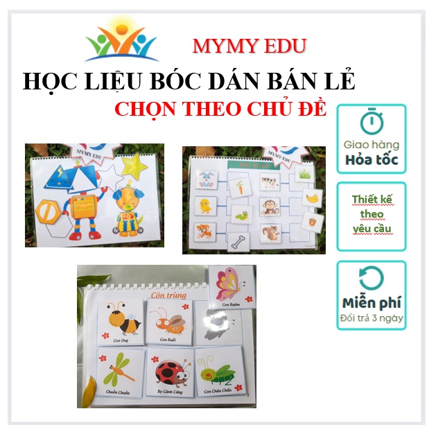 dán tổng hợp nhiều chủ đề, nhiều kỹ năng, cha mẹ lựa chọn cho bé vừa học, vừa chơi rất hiệu quả.