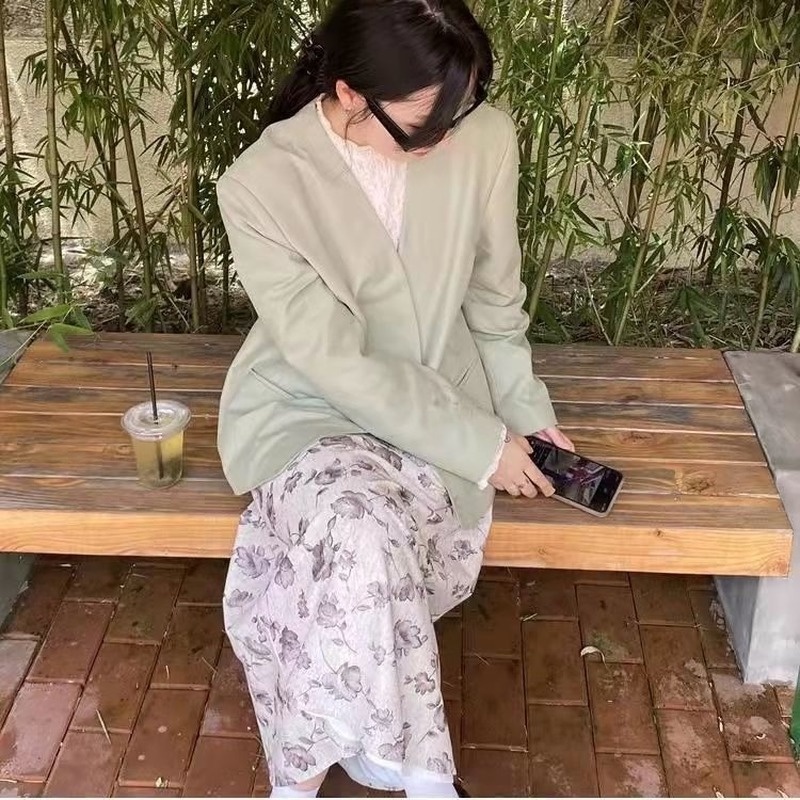 Chân Váy Hoa Lửng Thiết Kế Mới Thời Trang Theo Phong Cách Nhật Bản Cho Nữ