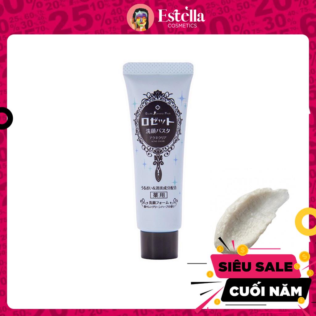 Sữa Rửa Mặt Giảm Mụn Rosette Face Wash Pasta Acne Clear Mini Tube (25g)