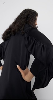 (Sẵn) Váy Lụa Satin Zara auth canh sale