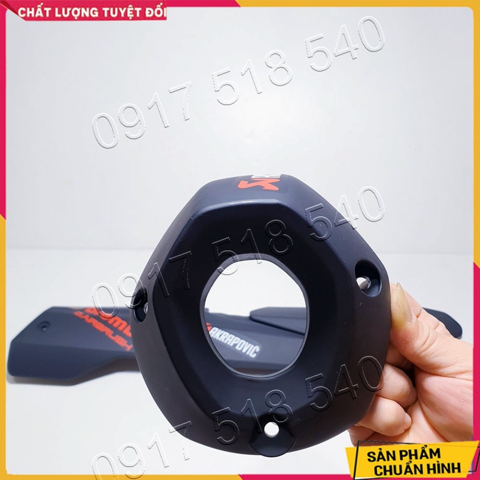 ✅ ỐP Pô Exciter 155 - Ex 155 VVA , ( 1 Bộ Đủ Ốp Pô + Chụp Đuôi Pô ) ✅ Ảnh thật Sp