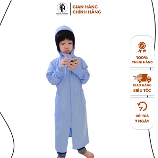 Áo Chống Nắng Toàn Thân MẠNH HƯỜNG Vải Thông Hơi Mát Mẻ Cho Bé