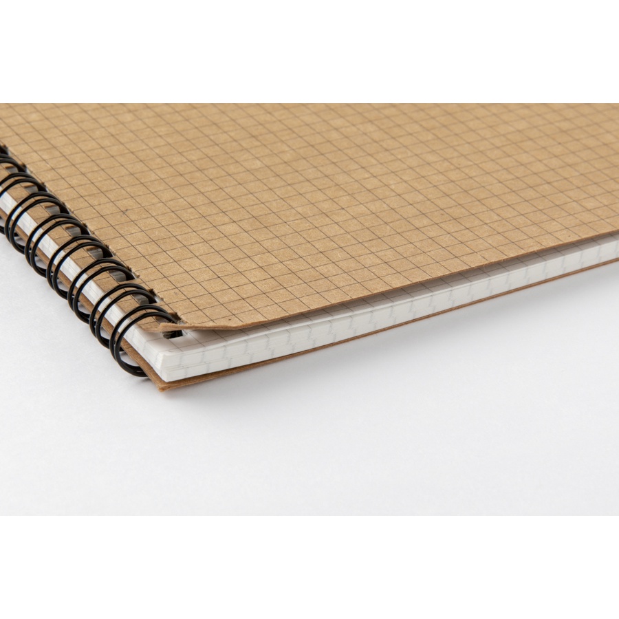 Sổ Ghi Chú Đóng Gáy Lò Xo ARTBOX Hàn Quốc Dạng Kẻ Ô Lưới Màu Trơn Chuyên Dùng Học Tập