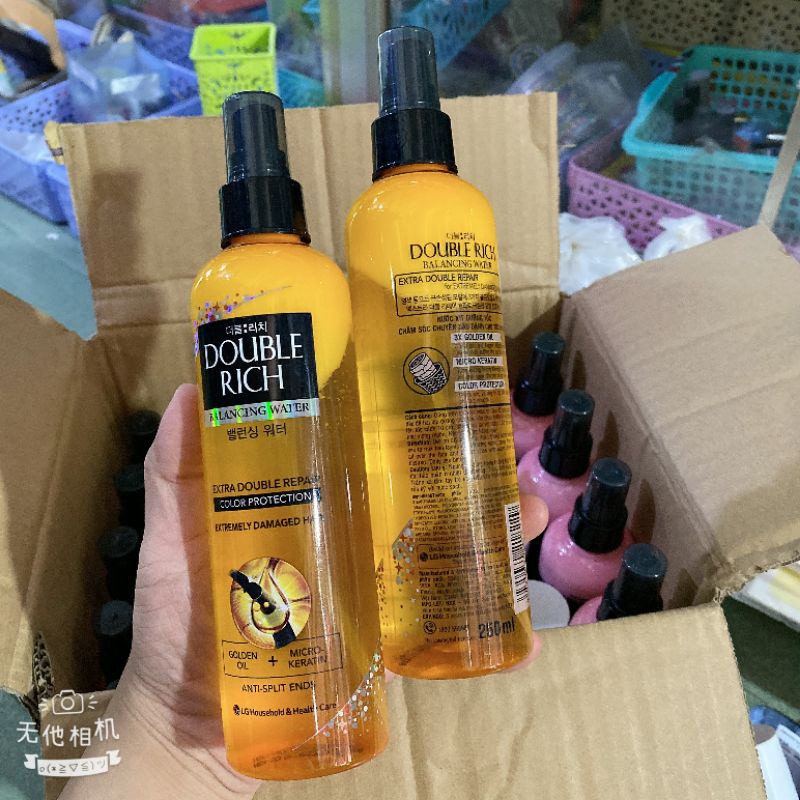 Xịt dưỡng tóc Double Rich 120ml