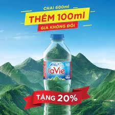 Nước khoáng Lavie 600ml - Thùng 24 chai