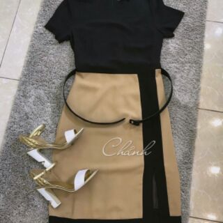 Đầm ôm xẻ tà