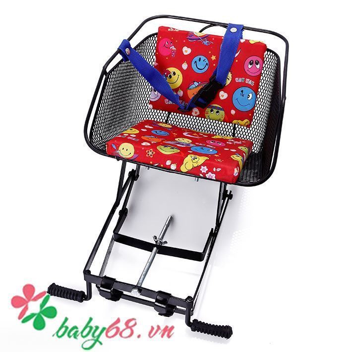 Ghế ngồi xe số sắt bông đen