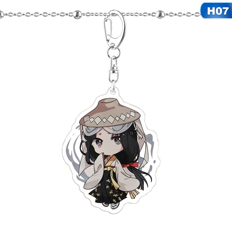 flowersqueen Móc Khóa Kim Loại Hình Nhân Vật Hoạt Hình Nhật Bản Dễ Thương