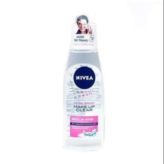 Nước tẩy trang Nivea Extra Bright Make Up Clear Micellar Water 125 ml