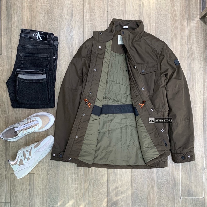 Áo khoác chần bông G.reen Coart kaki