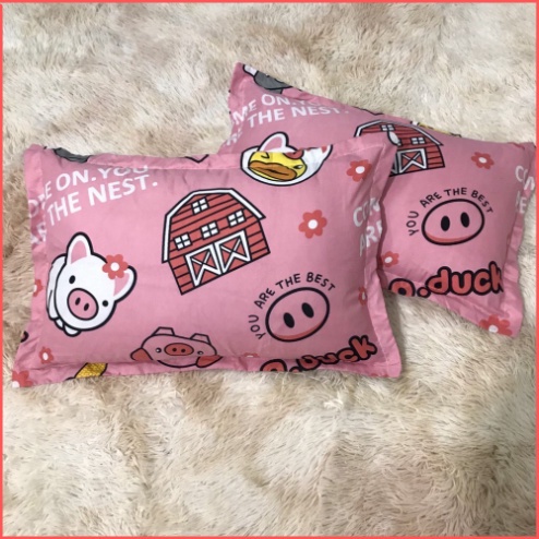 Một chiếc vỏ gối nằm poly cotton nhiều mẫu trẻ trung dễ thương - Giá tận xưởng sản xuất - Ấm Êm Decor -Vỏ gối nằm giá rẻ | BigBuy360 - bigbuy360.vn