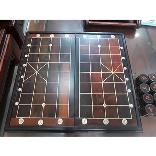 Bàn cờ tướng gỗ trắc gấp gọn được