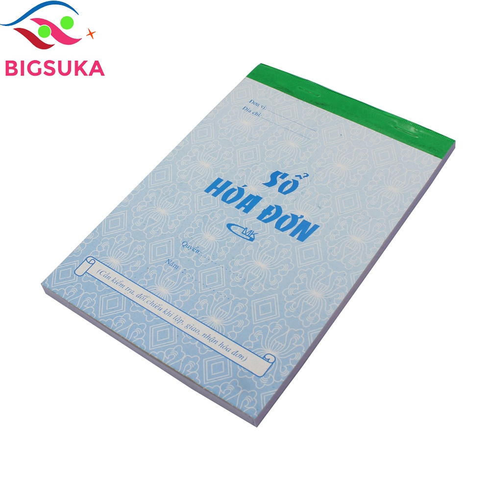 Hóa đơn bán lẻ 1/2/3 liên 13x19mm xấp 100 tờ BIGSUKA